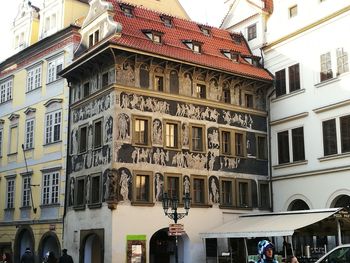 Low angle view of historical building