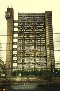 Low angle view of buildings against sky