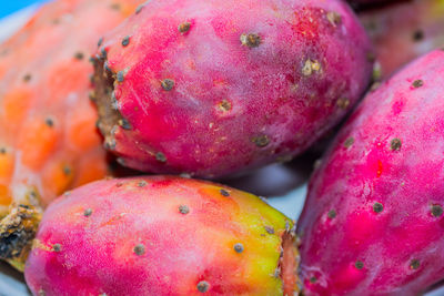 Close-up of fresh fruits for sale in market