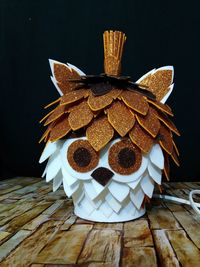 Close-up of cupcakes on table