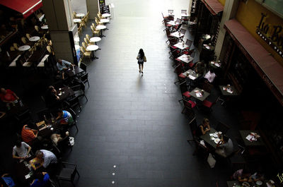 Man in shopping mall