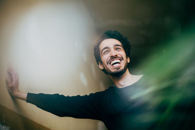 Portrait of a smiling young man