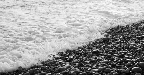 Scenic view of sea waves