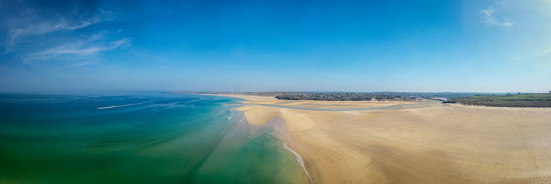 Panoramic view of sea against sky