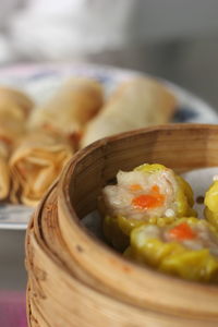 Close-up of dimsum 