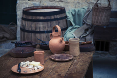 Scene of rural traditional kitchen 