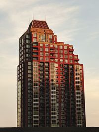 Low angle view of building against sky