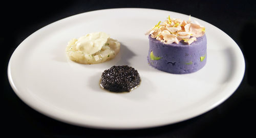 Close-up of dessert in plate