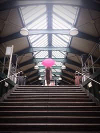 Low angle view of staircase