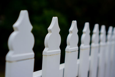 Close-up of chess pieces against blurred background