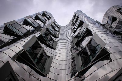 Low angle view of buildings against sky