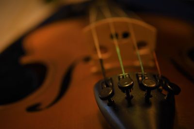 Close-up of guitar