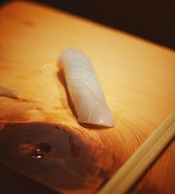 Close-up of bread on table
