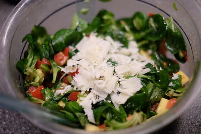 Close-up of served food