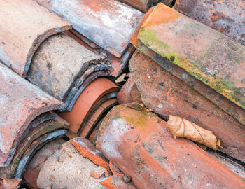 Full frame shot of rusty metal