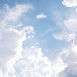 Low angle view of clouds in sky