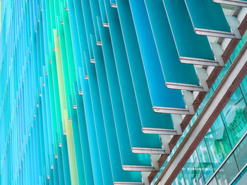 Low angle view of steps against building