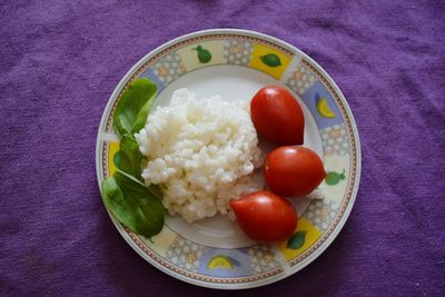 Close-up of salad in plate