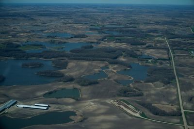 Aerial view of landscape