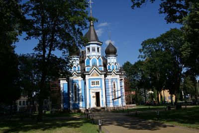 Exterior of church against sky