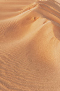 Full frame shot of sand dunes