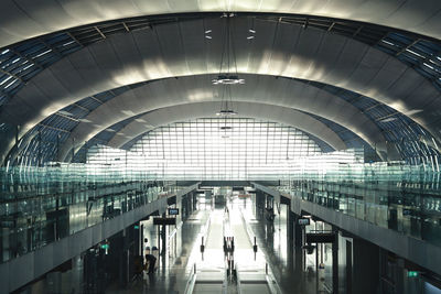 People walking in airport