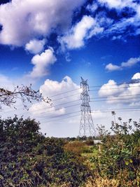 Low angle view of birds against sky