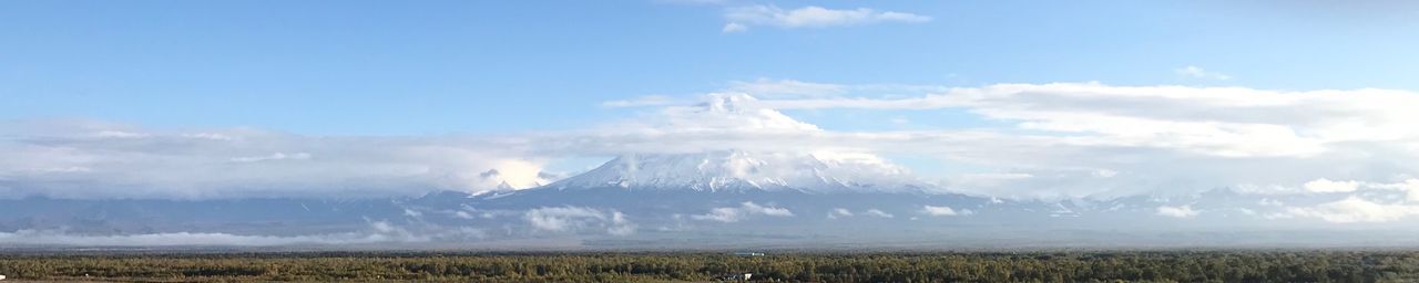 Panoramic view of landscape against sky