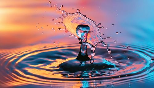 Close-up of water splashing