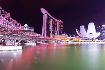 Marina bay sands and art science museum
