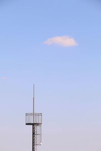 Low angle view of tower against sky