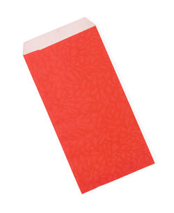 High angle view of red and paper against white background