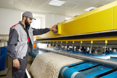 Man working in factory