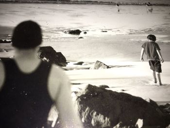 Women on beach