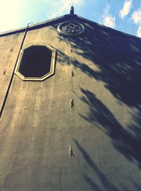 Low angle view of building against sky