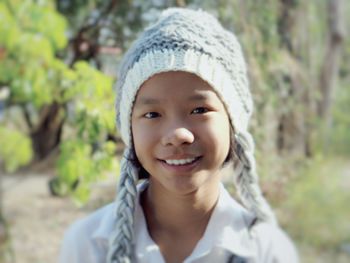 Portrait of smiling boy