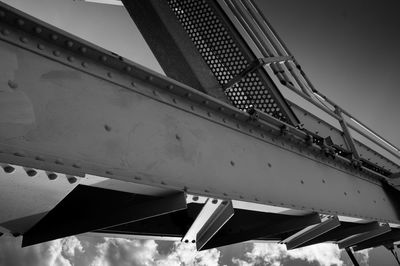 Low angle view of built structure against sky