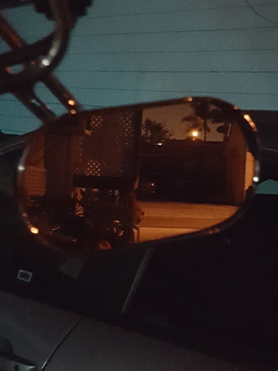CLOSE-UP OF CAR AT NIGHT