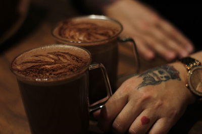 Close-up of coffee cup