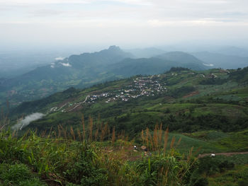 Scenic view of landscape against sky