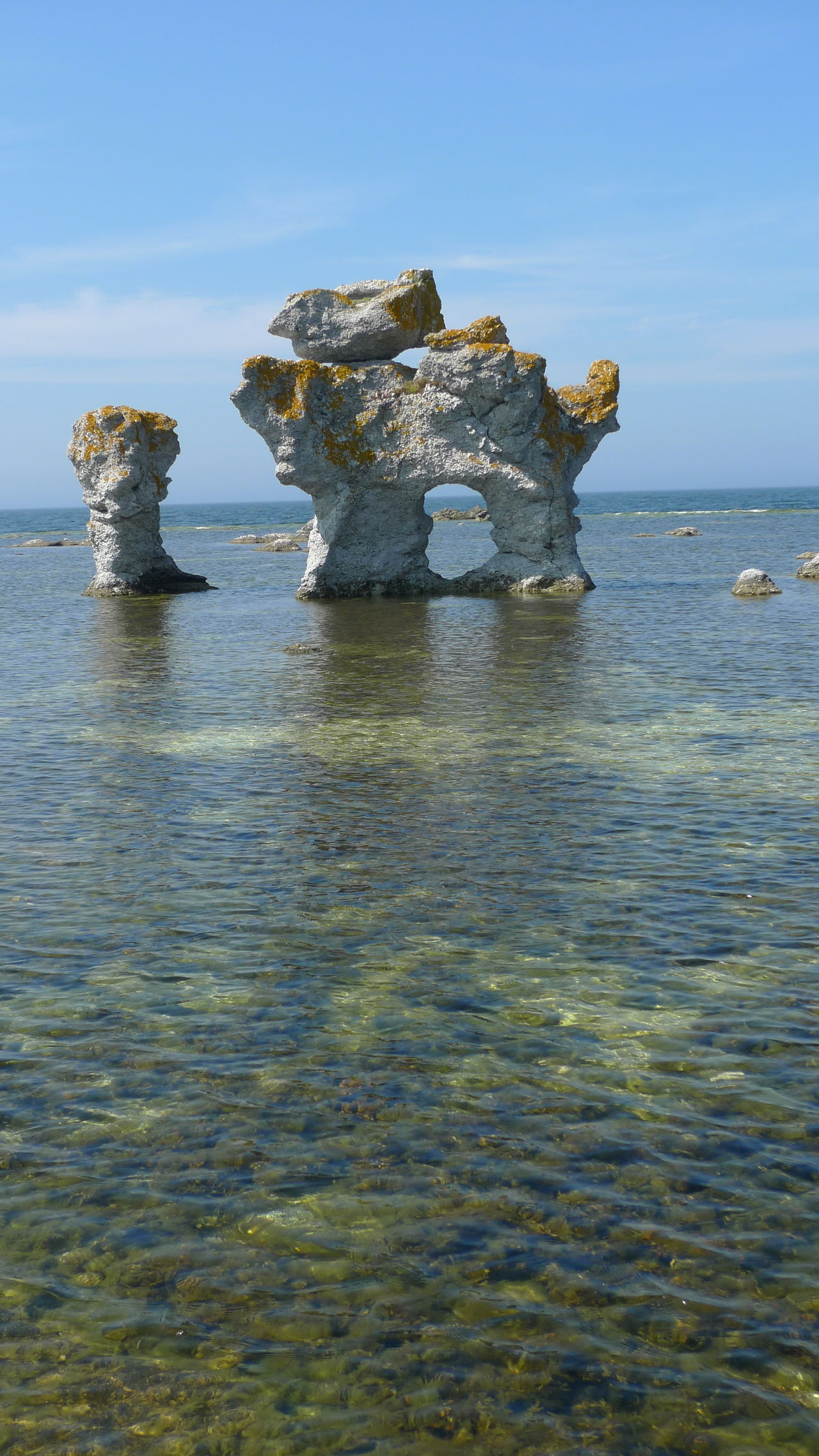 Strange rock formations