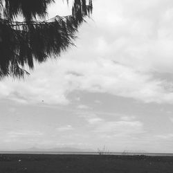 Low angle view of sea against sky