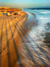 Scenic view of beach