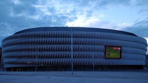 Low angle view of building against sky