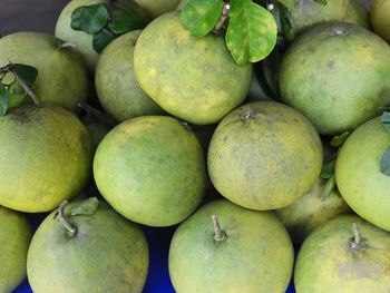 Full frame shot of fruits for sale in market