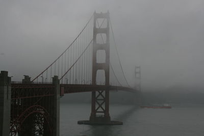 Bridge over river in city