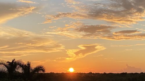 Scenic view of sunset