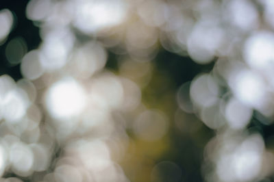 Full frame shot of defocused lights