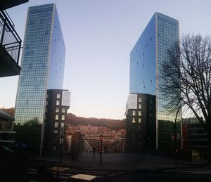 Modern buildings in city