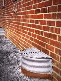 Close-up of brick wall
